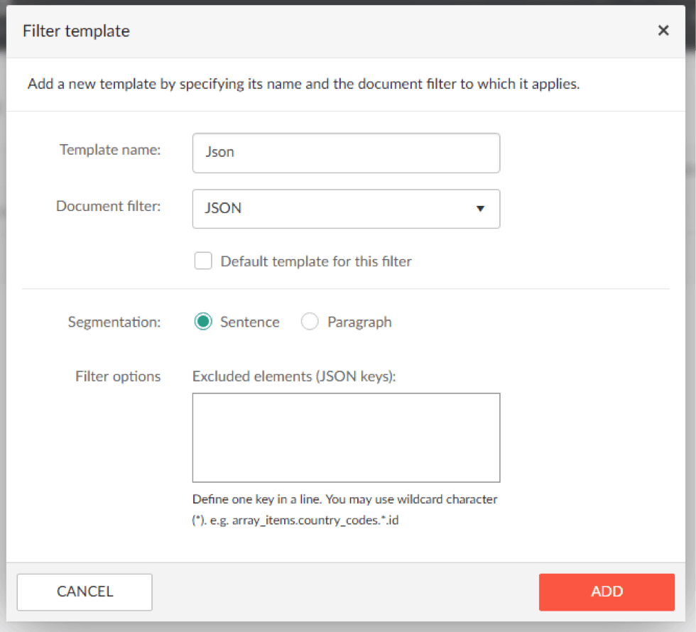 JSON files